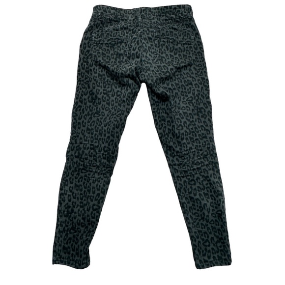 Democracy AB Technology Comfortable Elastic Waistband Animal Print Pants Stretch - Picture 2 of 8